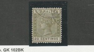 Gibraltar, Postage Stamp, #31 VF Used, 1895, JFZ