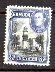 St. David's Lighthouse, Bermuda stamp SC#121a Used