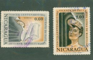 NICARAGUA C516-7 USED BIN $1.00