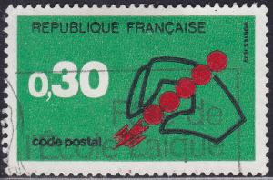 France 1345 Introduction of Postal Code System 1972