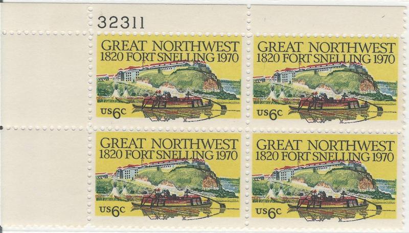 1409: Great Northwest - Plate Block - MNH - 32311-UL