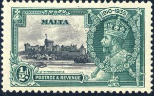 MALTA - 1935 - SG 210 1/2d KGV Silver Jubilee - MINT* (b)