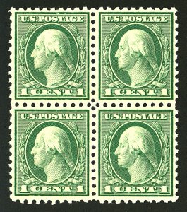 U.S. #538 MINT Block OG NH 