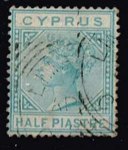 Cyprus 1892, Sc.#19 used  Queen Victoria (1819-1901)
