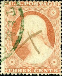 #26 USED FINE GREEN CANCEL CV $159 BM427