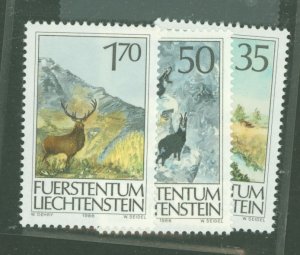 Liechtenstein #849-51  Single (Complete Set)