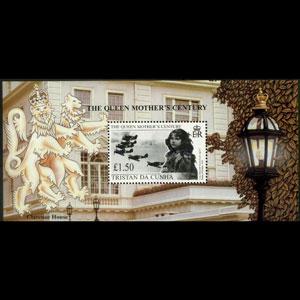 TRISTAN DA CUNHA 1999 - Scott# 642 S/S Queen Mother NH
