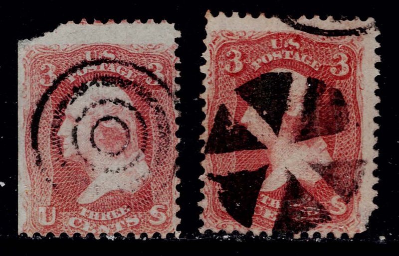 U.S. 65 USED HM TWO SINGLES AS SHOWN (V4548)