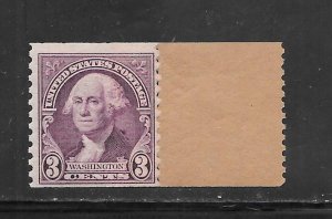 #721 MNH Single End Strip