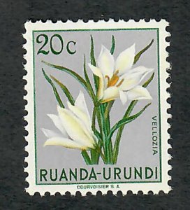 Ruanda-Urundi #116 Flowers Mint Hinged single