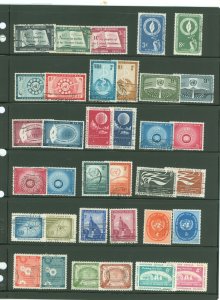 United Nations #35-70 Used