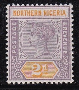 Album Treasures Northern Nigeria Scott # 3   2p  Victoria  Mint Lightly Hinged