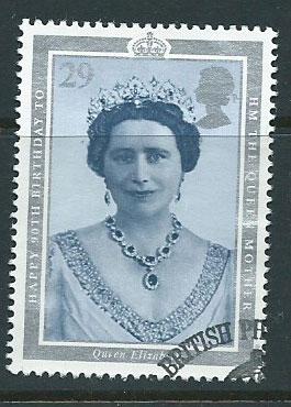 GB  QEII SG 1508 Queen Mother VFU Bureau Cancel