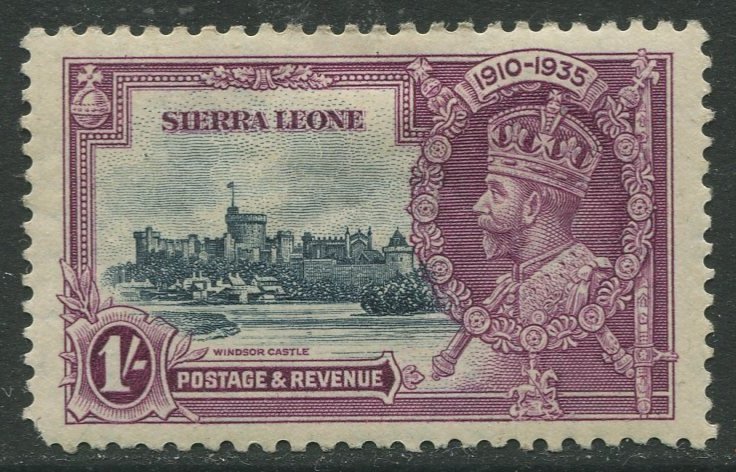 STAMP STATION PERTH Sierra Leone #169 Silver Jubilee 1935 MH