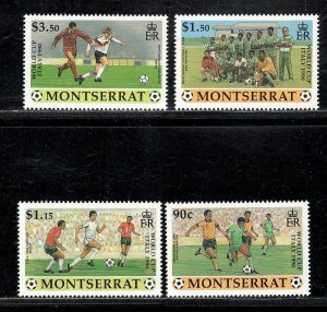 MONTSERRAT SC# 748-51 FVF/MNH