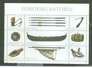 Faroe Islands #599 Mint (NH) Souvenir Sheet