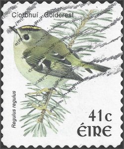 Ireland #1396 Used - Birds Definitive Series Goldcrest (2002)