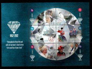 GUERNSEY SGMS1413 2012 DIAMOND JUBILEE FINE USED