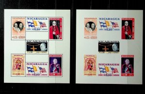 NICARAGUA Sc C436a NH PERF&IMPERF S/S OF 1959 - POPE JOHN XXIII - (CT5)