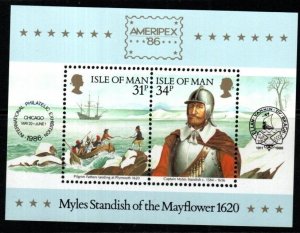 ISLE OF MAN SGMS325 1984 AMERIPEX '86 MNH