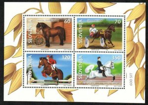 Slovenia Stamp 356a  - Horses