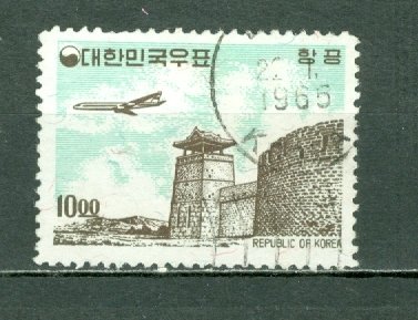 KOREA 1962  AIR #C28 USED NO THINS...$16.00