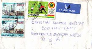 Ghana, Ships, Sports, Airmail