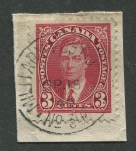 CANADIAN MILITARY POST OFFICE CANCEL MILITARY POS OFFICE NO. 306