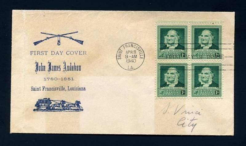 Lot of 4 Different First Day Covers from 1940 to 1943 - Lot # 3