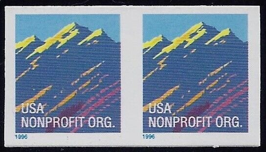 2904c Imperf Error / EFO Pair Mint NH Cat $225