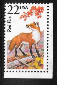 USA 2335: 22c Red Fox (Vulpes vulpes), single, used, VF