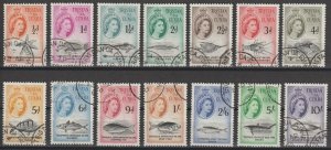 TRISTAN DA CUNHA 1960 SG 28/41 USED Cat £90