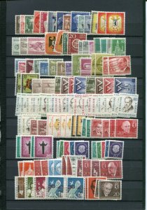 GERMANY BERLIN 1950s-1970s LOT INCLUDING BETTER + A LOT OF SHEET MARGINS ALL MNH