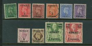 Kuwait #72-81 Used