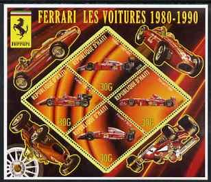 HAITI SHEET CINDERELLA F1 RACING CARS FERRARI FORMULA 1