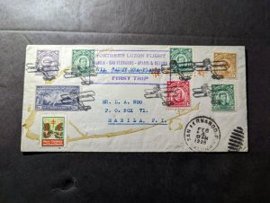 1926 Philippines Airmail First Flight Cover San Fernando to Manila PI 37 Flown