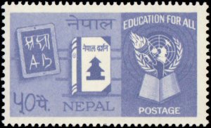 Nepal #152-154, Complete Set(3), 1963, Never Hinged