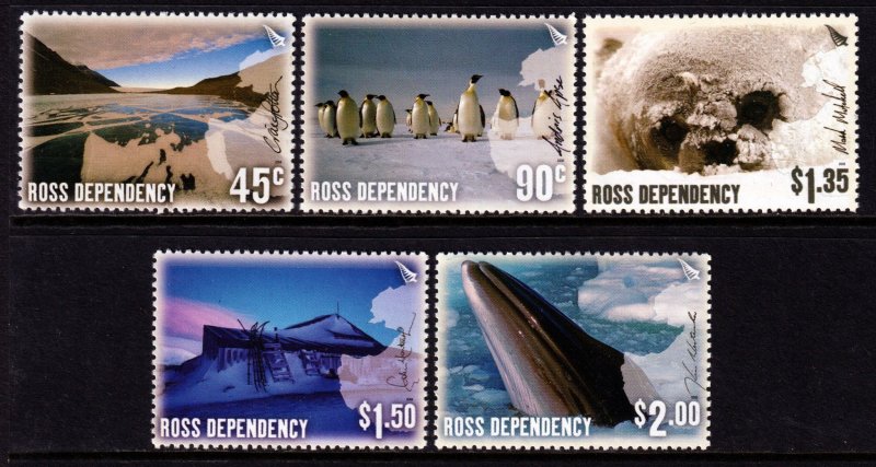 Ross Dependency 2005 Photographs Complete Mint MNH Set SC L89-L93