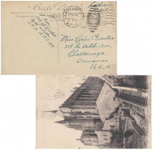 United States A.E.F. World War I Soldiers Free Mail 1918 U.S. Army Post Offic...