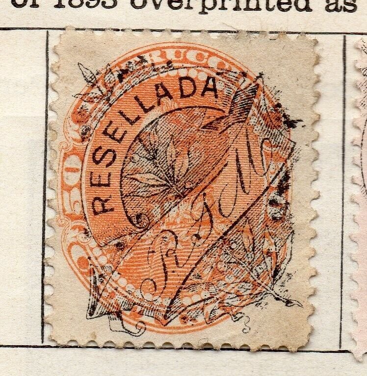 Venezuela 1900 Early Issue Fine Mint Hinged 50c. Optd NW-101848