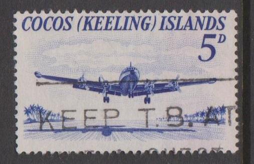 Cocos Islands Sc#2 Used