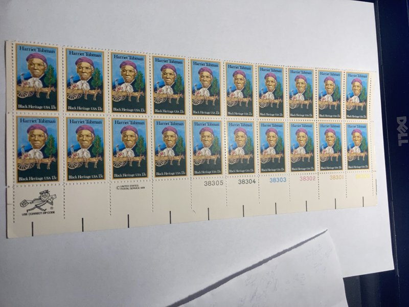 Scott 1744 Harriet Tubman From a LR Sheet bottom 2 rows M MNH OG ach