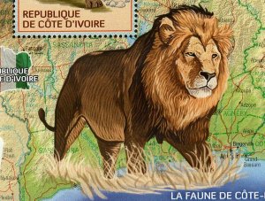 Lions Lions Stamp Panthera Leo Wild Animal Souvenir Sheet MNH #1602