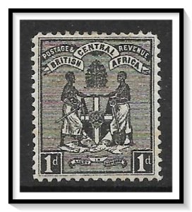 British Central Africa #21 Coat Of Arms MHR