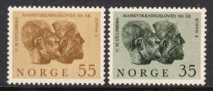 Norway 452-453 MNH VF