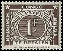 BELGIAN CONGO   #J11 MNH (2)