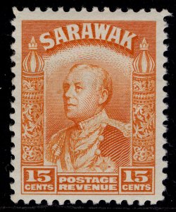 SARAWAK GV SG115, 15c orange, LH MINT.