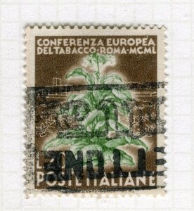 ITALY; 1950 early Tobacco Conf. issue fine used 20L. value