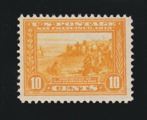 US 400 10c Panama-Pacific Mint F-VF OG NH SCV $260