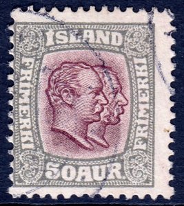 Iceland - Scott #82 - Used - P13 - SCV $17.00